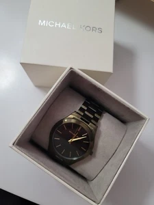 Michael Kors MK8507 Slim Runway 44mm Mens Watch - Green - Picture 1 of 4