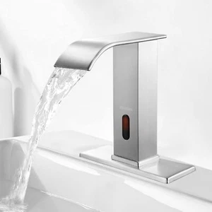 Bathroom Faucet,Automatic Faucet,Touchless Bathroom Sink Faucets,Sensor Faucet - Picture 1 of 7
