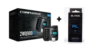 Compustar CS2WQ900AS Car Remote Start and Alarm + BLADE-AL Bypass, Programmed - Picture 1 of 1