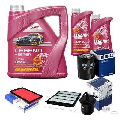 MAHLE Inspection set 6 L MANNOL Legend+Première 0W-40 pour Subaru Impreza Coupe - Photo 1/4