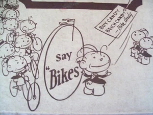 Old Very Rare BEICHS 5 cent EATMEUP Candy Bar Box Solid Chocolate Nut Bar - Picture 1 of 7