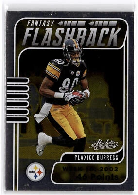 Plaxico Burress 2020 Panini Absolute Fantasy Flashback #FF-PB Steelers - Image 1 of 2