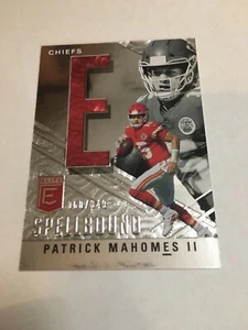 2021 Donruss Elite PATRICK MAHOMES II Spellbound Silver E #S-E /349 "E" SP - Picture 1 of 3