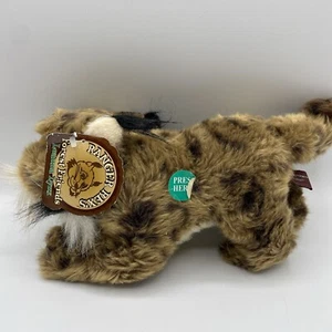 Juguete de peluche Leanna Lynx gato guardabosques Rex amigos del bosque no habla nuevo con etiquetas - Imagen 1 de 6