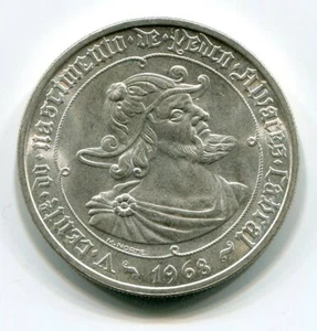 Portugal 50 Escudos Silver Pedro Alvares CABRAL 1968 Coin Discoverer of Brazil - Picture 1 of 2