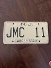 New Jersey 1959 Series Vintage Auto License Plate JIM MELTON JMC BMX