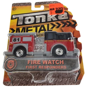 NEW Tonka Metal FIRE WATCH First Responder Truck Red Hasbro USA 2016 Sent In Box - Picture 1 of 7