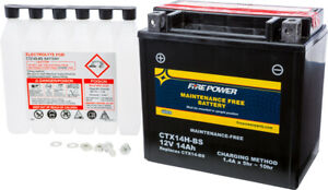 Hyosung 2009-2013 GT650 / GT650R FirePower Maintenance Free Battery - CTX14H-BS