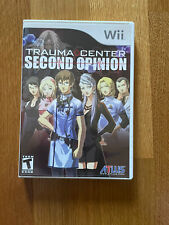 Trauma Center: Second Opinion (Nintendo Wii, 2006) Complete W/ Manual