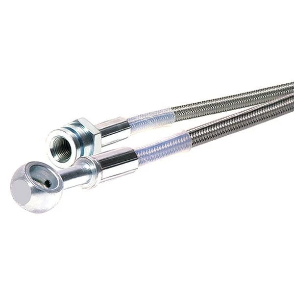 For Dodge Ram 1500 02-05 Brake Hose Kit Braided Stainless Steel Front Driver — 第 1/1 张图片