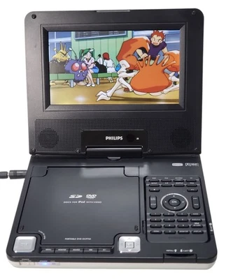 Philips DCP850/37 Portable DVD Player 8.5" Screen W/ iPod DOCK NO AC ADAPTER  - Image 1 of 4