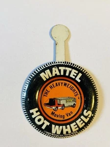 Hot Wheels Redline : Moving Van - Tin Badge : Original Vintage (ref17) - Bild 1 von 2