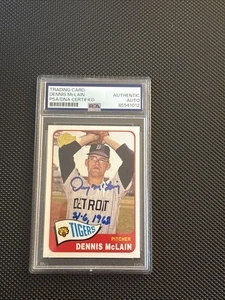 Denny McLain autograph signed 2005 baseball card PSA Detroit Tigers 1971 1968WS! - Picture 1 of 2