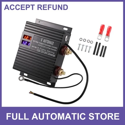 Single 12V/24V 150Amp Dual Battery Smart Isolator Sensitive Controller Universal - Image 1 of 4