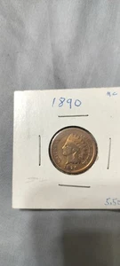 1890 Indian Head Cent, Penny, Nice Uncirculated Condition - Picture 1 of 2