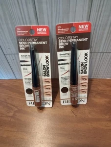 2 Revlon Colorstay 351 Warm Brown Ink Semi Permanent Brow Ink - Picture 1 of 3