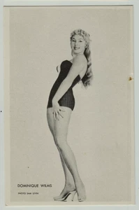 Estrellas de cine - Dominique Wilms - Tarjeta fotográfica (parte posterior en blanco) - Imagen 1 de 2