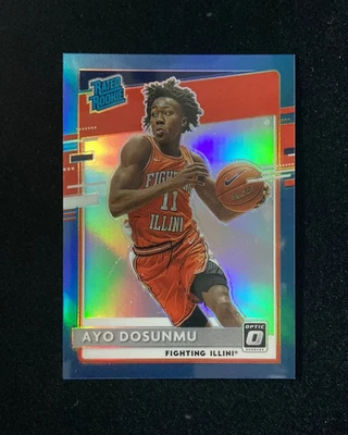 2021 Chronicles Donruss Draft Picks Rated Rookie Blue Ayo Dosunmu /99 KM052 - Image 1 of 4