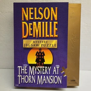 Be Puzzled Nelson Demille 1000 Puzzle Mystery at Thorn Mansion Autor lösen selten - Bild 1 von 7