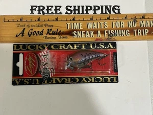 LUCKY CRAFT 1.0 SQAURE BILL ALL JAPAN CRAW COLOR DISCONTINUED FISHING LURE NIP - Picture 1 of 3