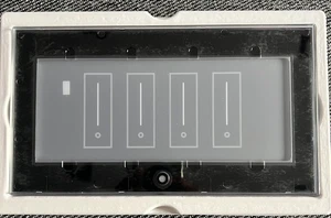 Glasblende für Iotty U4 4-Gang WiFi Smart 4 Switch Weiß Neu - Bild 1 von 3