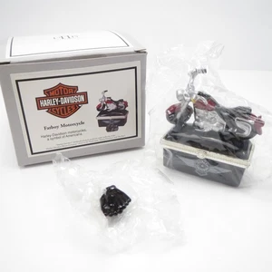 Harley-Davidson Fatboy Motorrad Schmuckkästchen & Fahrhandschuhe PHB Collection - Bild 1 von 7