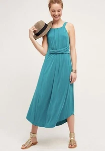Anthropologie Maeve Azores Dress Size Large Petite Teal Blue Green New Tag $158 - Picture 1 of 5