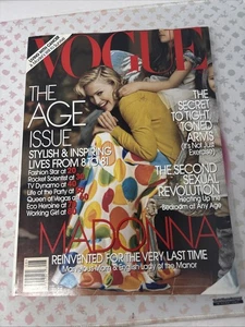 AUGUST 2005 VOGUE MAGAZINE, THE AGE ISSUE, MADONNA, SECOND SEXUAL REVOLUTION - Picture 1 of 7
