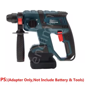 1 Adattatore per Milwaukee M18 Batteria da Alimentare per Utensili Senza Fili BOSCH 18V Blu - Foto 1 di 3