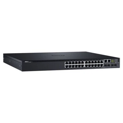 Dell Networking S3124 24x 1GbE + 2x 10GbE SFP+ + 2x Combo Port Switch Only MTX2F - Image 1 of 4