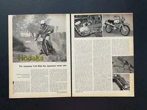 Hodaka japonés de colección 1967 - artículo original de 2 páginas - Imagen 1 de 1