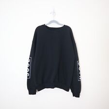 Soulcycle Size M Boston Spell-out Sweatshirt Black Pullover