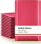 #000 4x8 (4x7) Poly Bubble Mailer Padded Envelope Shipping Bag Premium Hot Pink