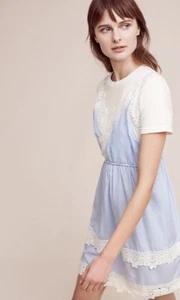 NUEVO CON ETIQUETAS Anthropologie Cevennes Vestido Sin Capas de Fábrica Inglesa XL NUEVO - Imagen 1 de 2