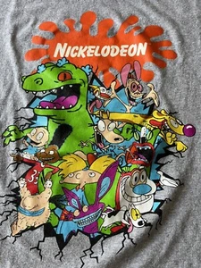 Nickelodeon The Best Children’s TV Cartoon Characters Graphic T Shirt Size XL - Picture 1 of 6