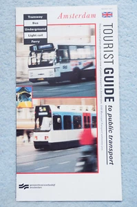 Amsterdam Tourist Guide To Public Transportation - March 1992 - Picture 1 of 2