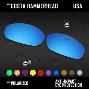 Lentes de repuesto polarizadas antiarañazos para Costa Del Mar Hammerhead-Opción - Imagen 1 de 10