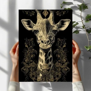 Giraffe Illustration Premium Poster Schöne Wanddeko Dekoration in 40X30 cm - Bild 1 von 1