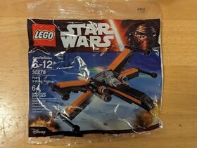 LEGO Star Wars Poe's X-Wing Fighter (30278) Polybag Set New Sealed 64 Pieces