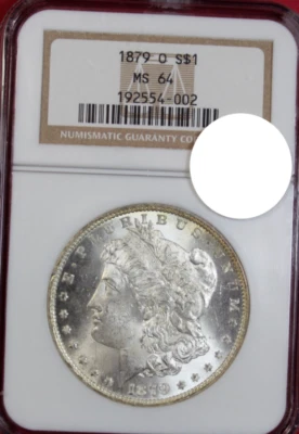 1879-O MORGAN DOLLAR NGC MS64 - Image 1 of 4