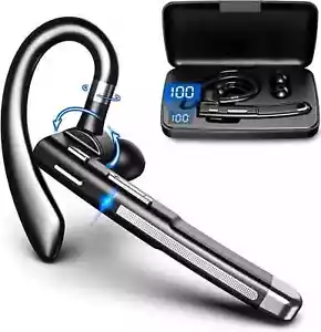 Trucker Wireless Mic Blue Parrot Bluetooth Noise Cancelling Headset Earpiece New - Picture 1 of 6