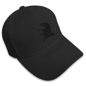 Baseball Cap Crow B Embroidery Dad Hats for Men & Women Strap Closure 1 Size - Picture 1 of 41
