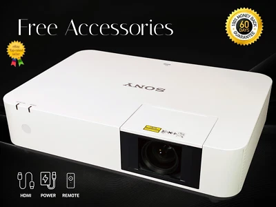 Sony VPL-PHZ10 3LCD Projector 4K 5000 ANSI Up to ~20,000 Hours Light Source Life - Image 1 of 4