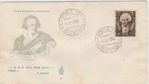 1949 FDC VENETIA ITALIA N. 16 ALFIERI NON VIAGGIATA MF52018 - Picture 1 of 1