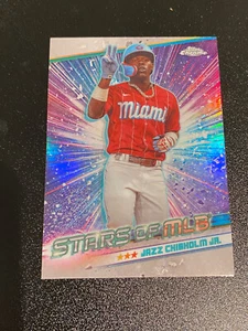 Jazz Chisholm Jr. CSMLB-10 - Chrome - 2024 Topps Series 1 - Stars of MLB - Picture 1 of 2