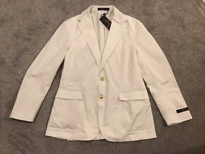 Blazer Polo Ralph Lauren Algodón Blanco En Hombre Talla S TOTALMENTE NUEVO - Imagen 1 de 9