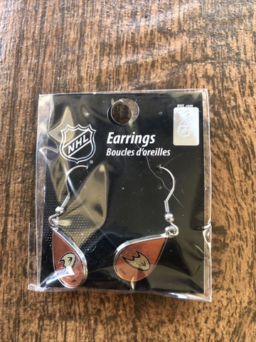NFL officially licensed Anaheim Ducks Hockey ladies dangle earrings NEW! Cover