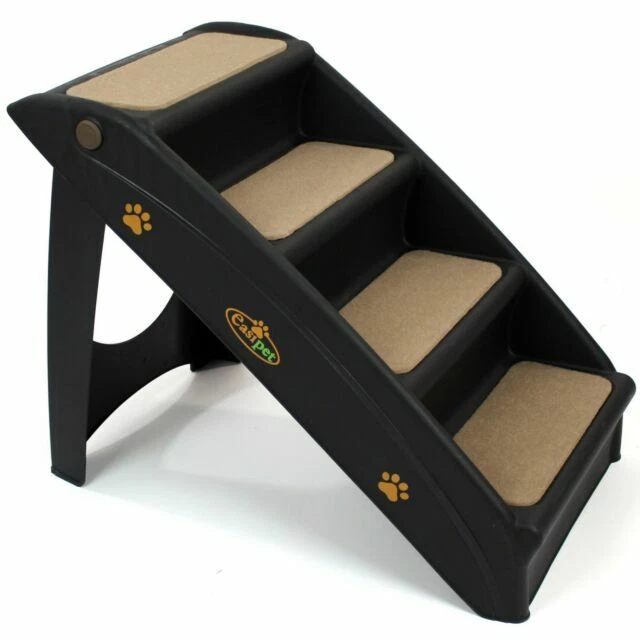 Easipet Dog Pet Puppy Plastic Folding Stairs Ramp Steps Lightweight and Portable