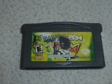 NINTENDO GAMEBOY ADVANCE EARTH WORM JIM GAME CARTRIDGE ONLY MAJESCO SALES