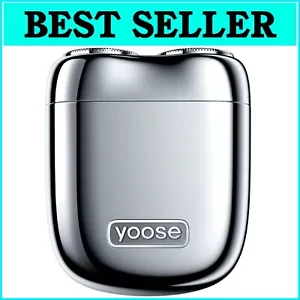 Waterproof Alloy Travel Shaver - Compact Cordless Electric Razor for Men - Picture 1 of 9